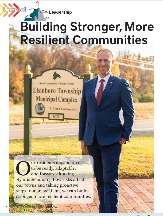 Mayor Sean Elwell January 26 NJ Municipalities article 